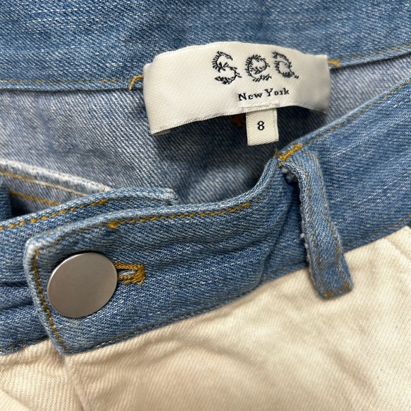 SEA New York Colorblock Straight Leg Jeans - Picture 5 of 7